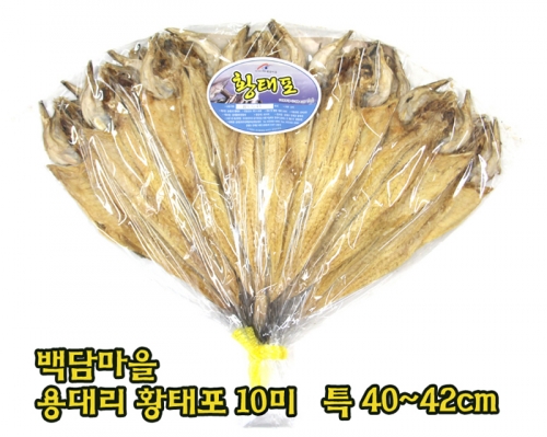 인제몰,[백담마을] 용대리 황태포10미(특,40~42cm)