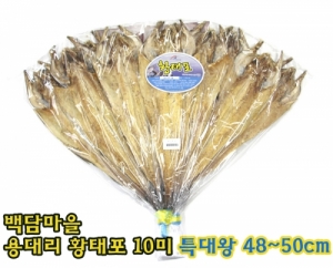 용대리 백담마을,[백담마을] 용대리 황태포10미(특대왕,48~50cm)